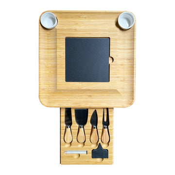Charcuterie Board Gift Set, Cheese Board, 13" x 13"