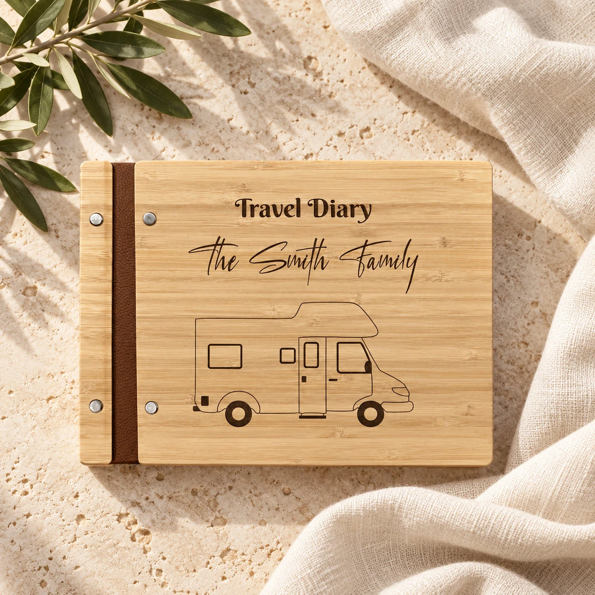 Hardcover Travel Diary Scrapbook