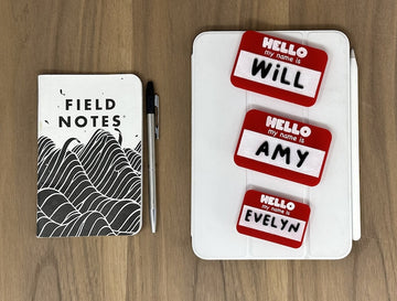 Personalized Acrylic Name Badges,Hello My Name is Magnetic Name Tag,Back to School,Student Gift