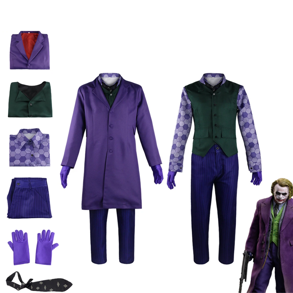 Batman The Dark Knight Joker Cosplay Costume