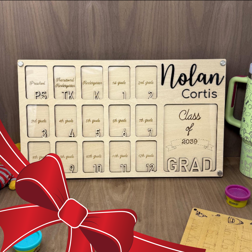 Pre K to Graduation School Picture Frame