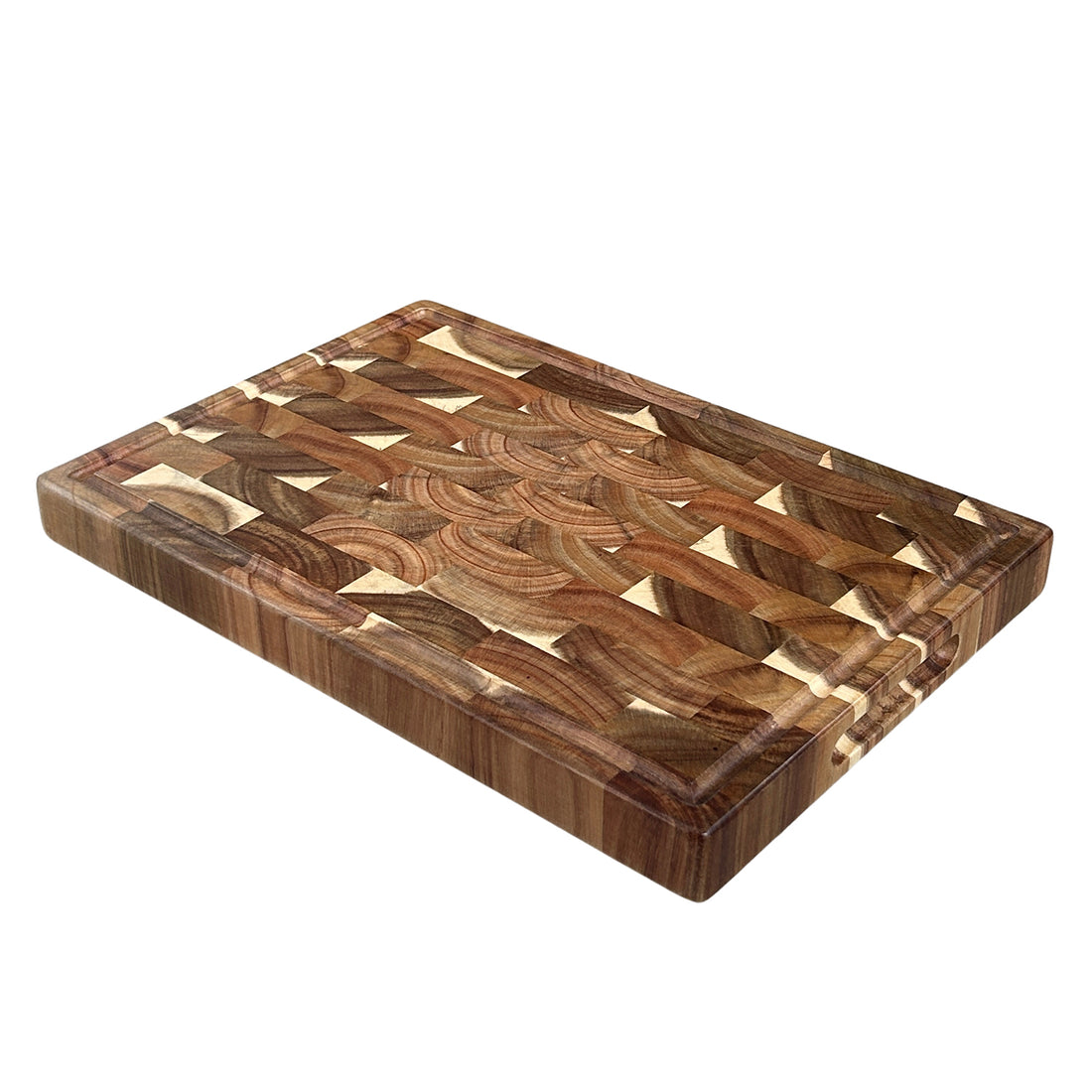Premium Acacia Wood Cutting Board, Cheese Board, 15.7" x 10.8" x 0.6"