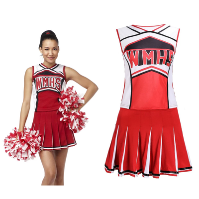 Craftpilot Glee Cheerleader Costume School Girl Fancy Outfits