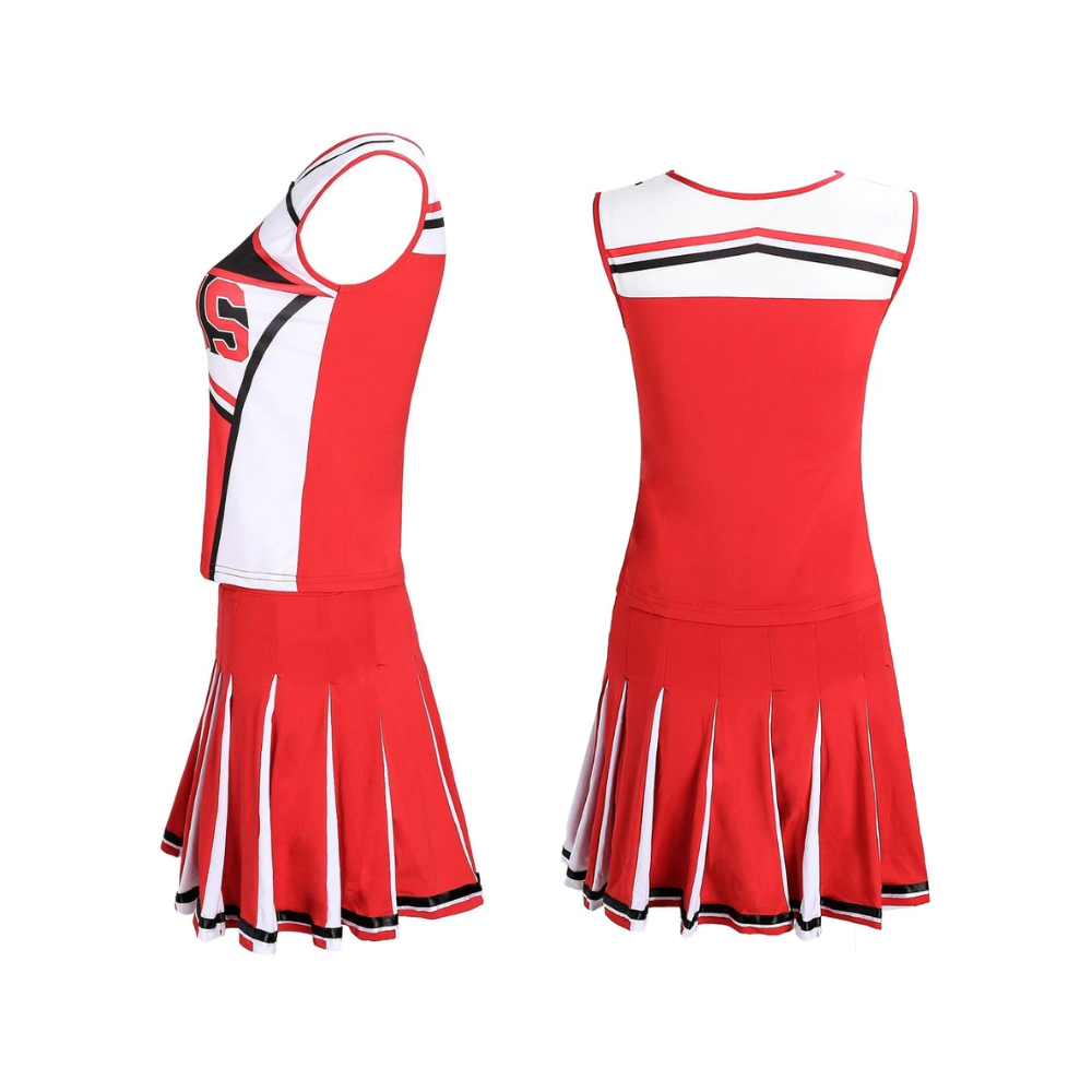 Glee Cheerleader Costume School Girl Fancy Outfits Craft Pilot Glee Cheerleader Costume School Girl Fancy Outfits Craft Pilot