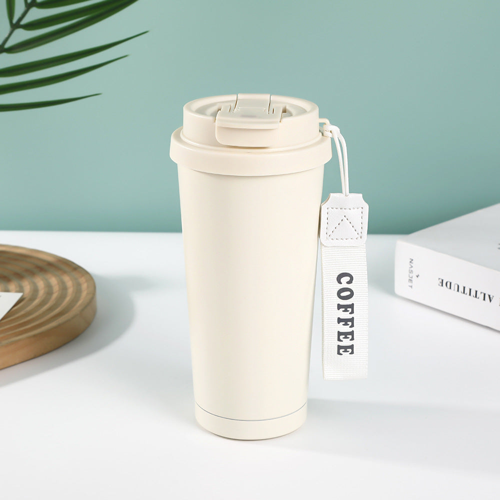 24oz Stainless Steel Travel Coffee Mug Tumbler - Creamy White