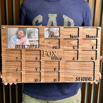 Personalized Birth to Graduation Picture Frame