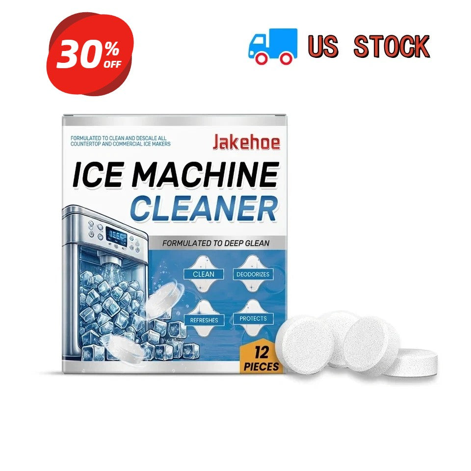 Ice Machine Cleaner Tablets Household Descaling - 12 Pcs