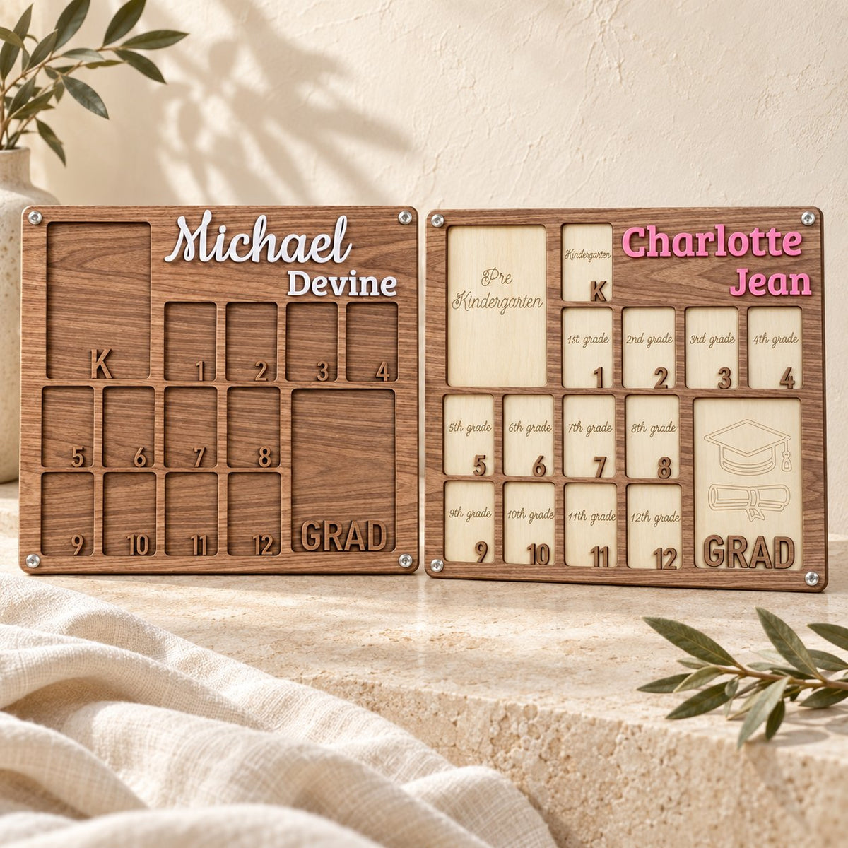 Personalized School Photo Frame — 14 × 11