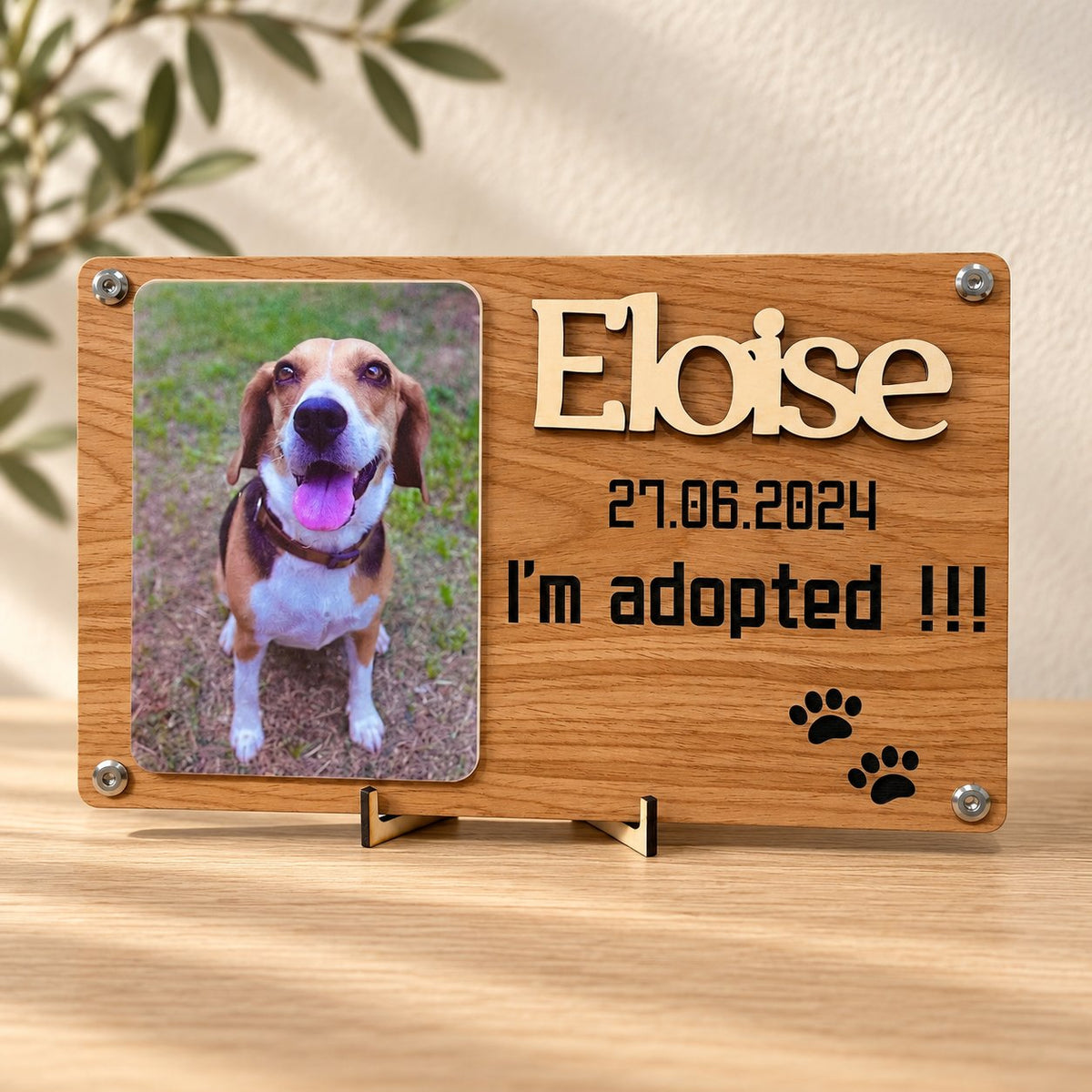Personalized Pet Photo Keepsake with Printed Acrylic
