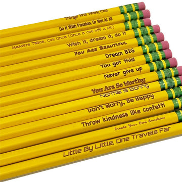 Personalized engraved pencils,Custom Made Engraved Pencils,Kindergarten elementary student teacher gift, back to school, teacher appreciation, kid's gift (5 PCS)