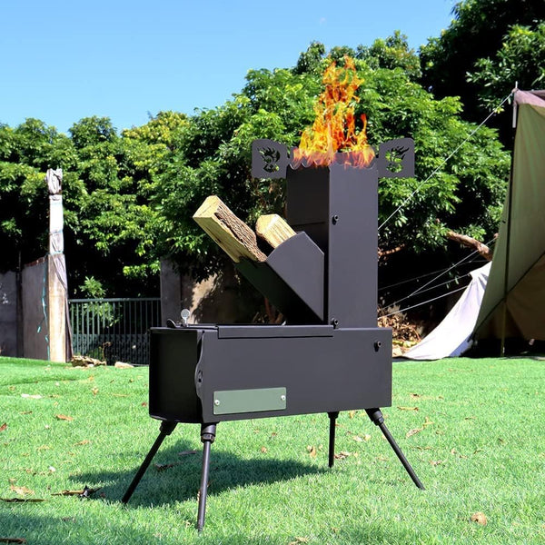 Craftpilot Camping Rocket Stove with Storage Bag