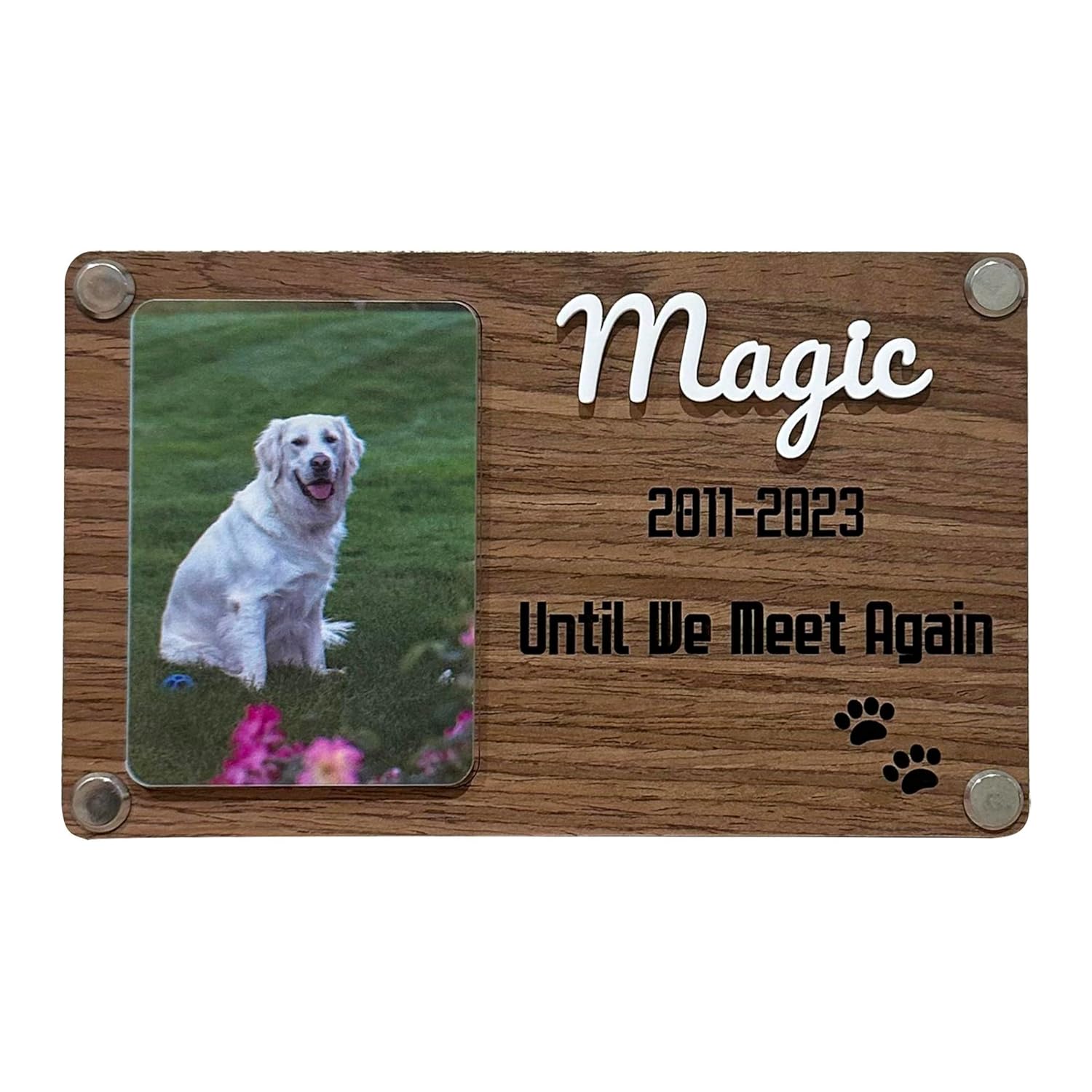 Dog Memorial Picture Frame,Dog Frames For Pictures Memorial,Pet Memory Picture Frame,Pet Dog Cat Memorial Photo Frame,Loss of Dog Sympathy Gift,Passed Away Dog Memorial Gifts (Small (7'' × 4''))