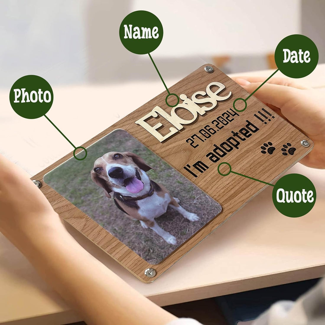 Dog Memorial Picture Frame,Dog Frames For Pictures Memorial,Pet Memory Picture Frame,Pet Dog Cat Memorial Photo Frame,Loss of Dog Sympathy Gift,Passed Away Dog Memorial Gifts (Small (7'' × 4''))