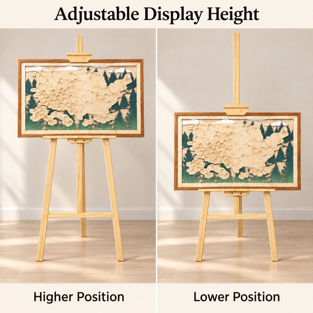 A-Frame Floor Display Stand for Maps, Frames & Signs