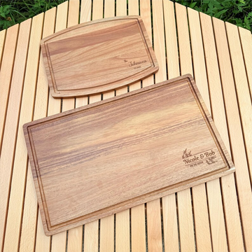Personalized Acacia Cutting Board - 2 Sizes