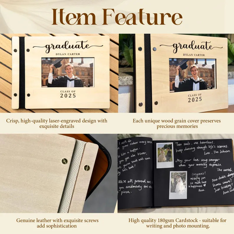 Graduation Guest Book Photo Album
