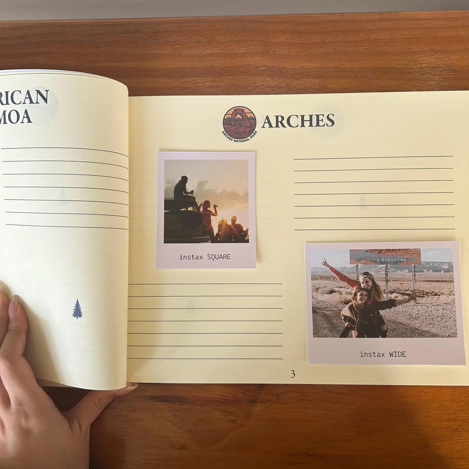 Craftpilot National Park Adventure Book with Checklist Map