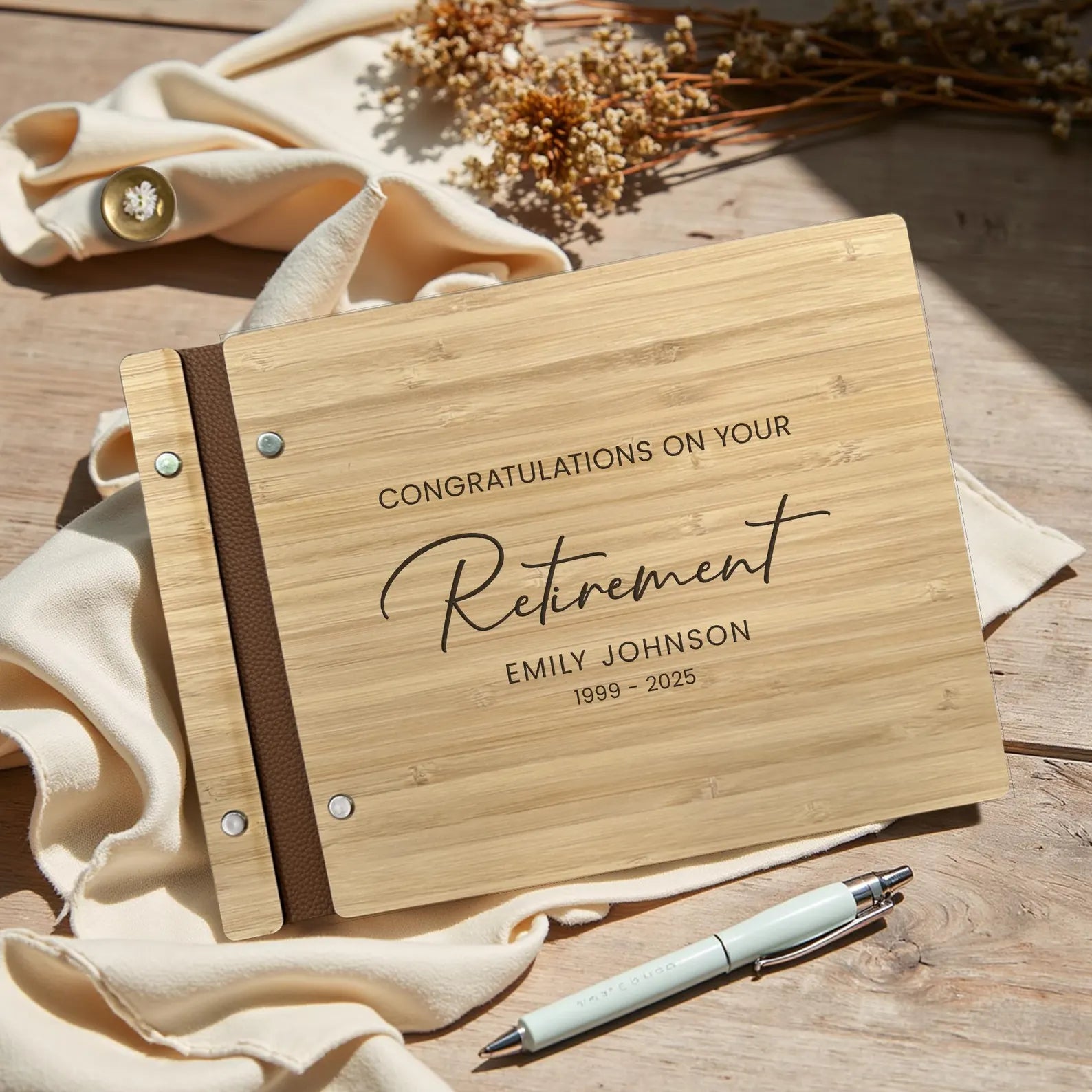 Craftpilot Retirement Memory Book - Gift for Coworker