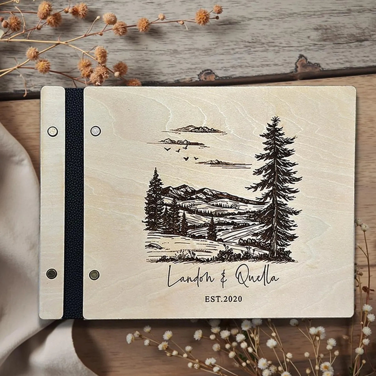 Hardcover Travel Scrapbook Photo Album