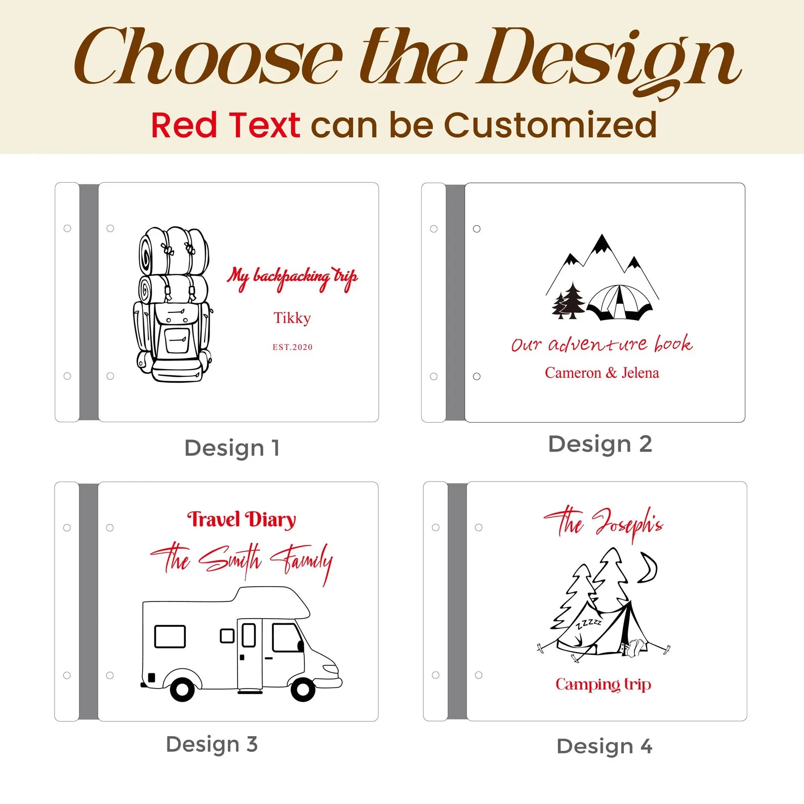 Craftpilot Hardcover Travel Diary Scrapbook