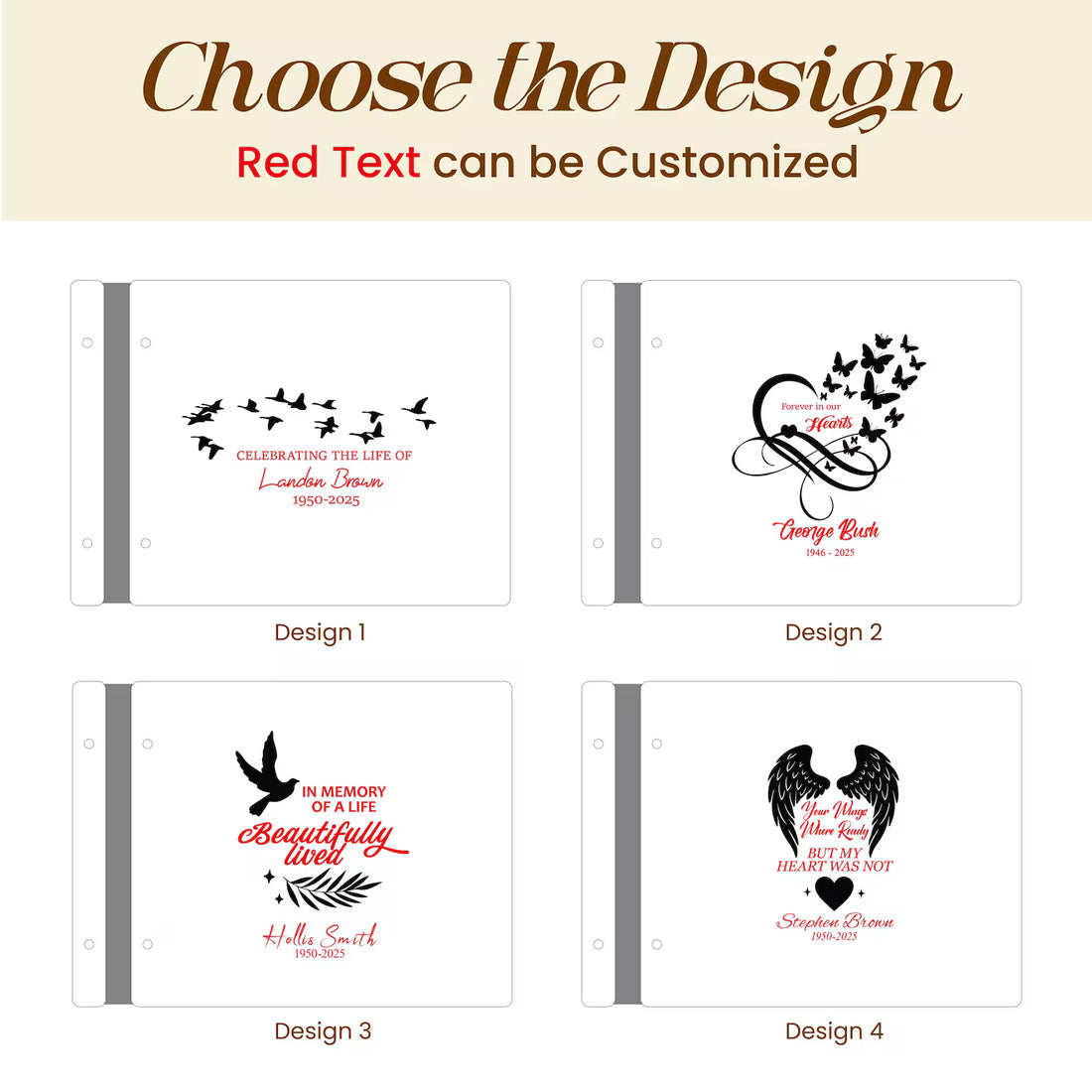 Life Celebration Memorial Book