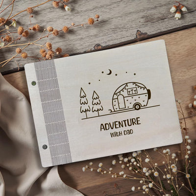 Craftpilot Wooden Adventure Scrapbook Album
