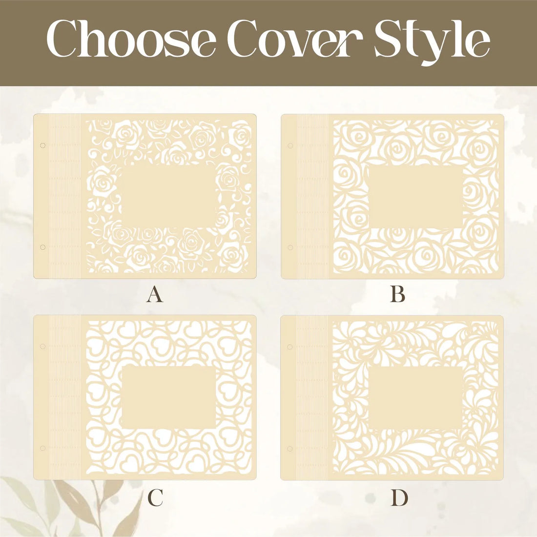 Custom Carved Wooden Wedding Guest Book