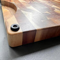Personalized End Grain Acacia Butcher Block Cutting Board