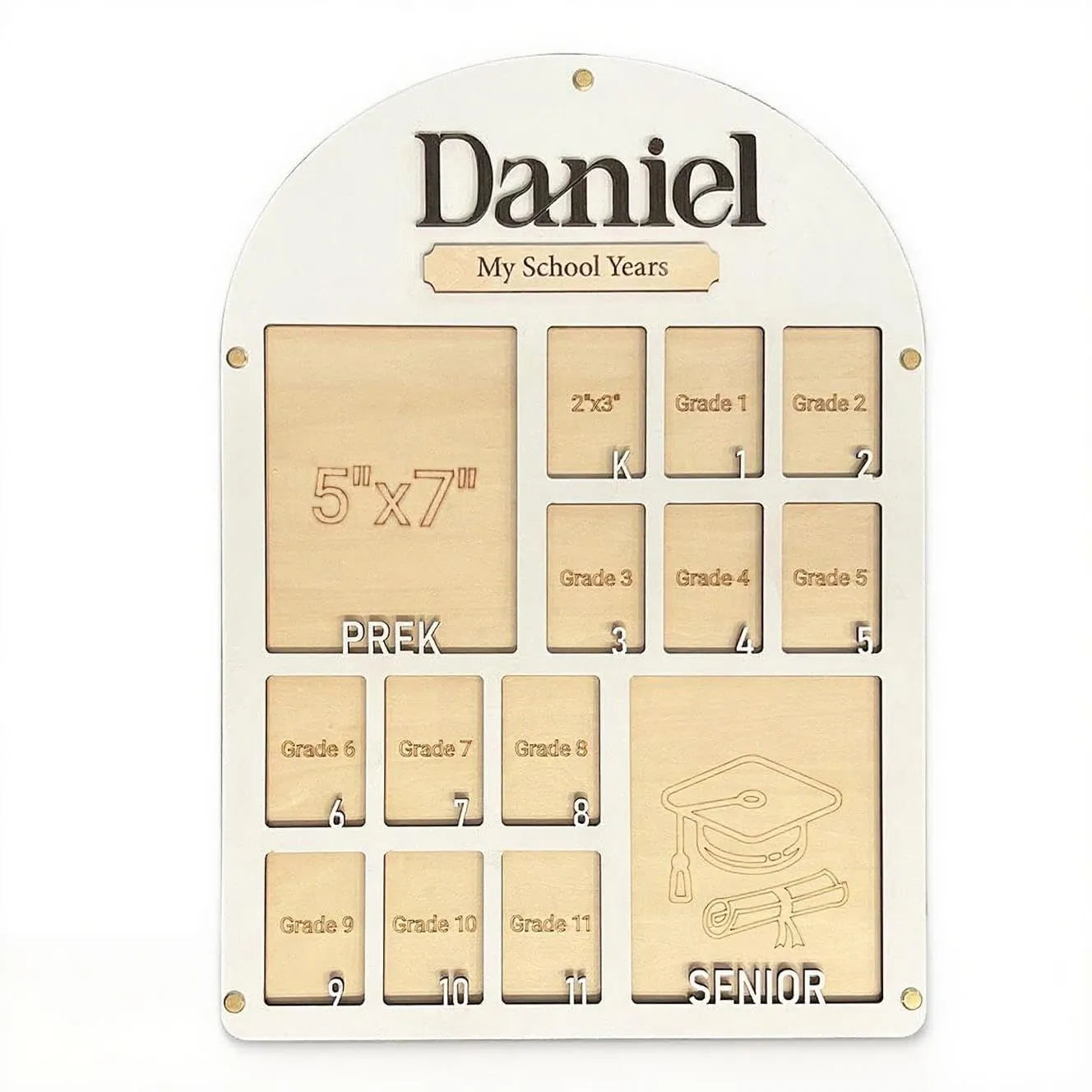 Personalized Prek to Senior Photo Frame - Graduation Gifts