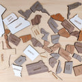 Craftpilot.co Custom Wooden USA Map Puzzle