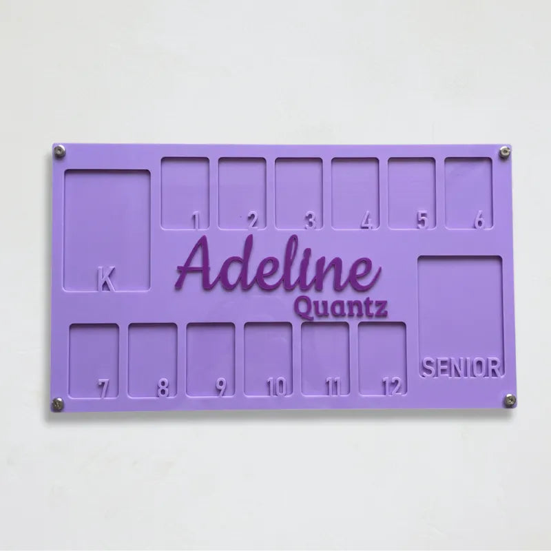 [Acrylic]  Pre K to Graduation Wooden School Picture Frame