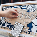 Craftpilot Wood Frame for M/L Size Travel Map
