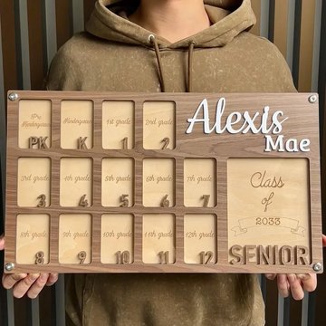 Personalized K-12 School Picture Frame