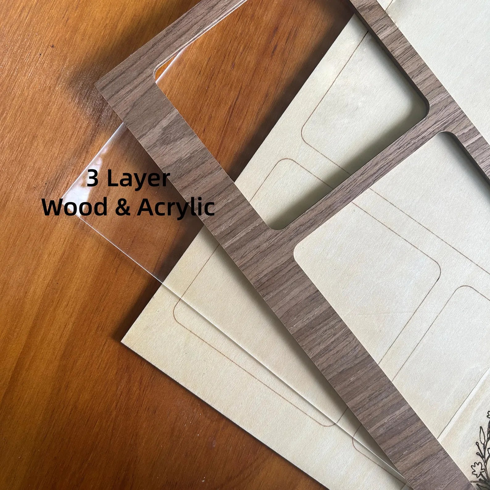 Personalized Wedding Photo Collage w/ Frame