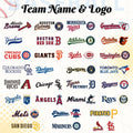 Craftpilot Personalized MLB Ballpark Travel Map with Stand