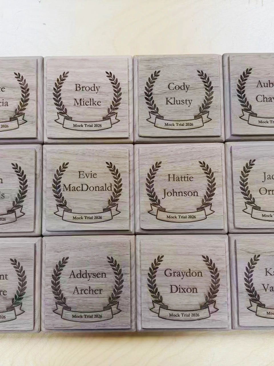 Personalized recognition plaques