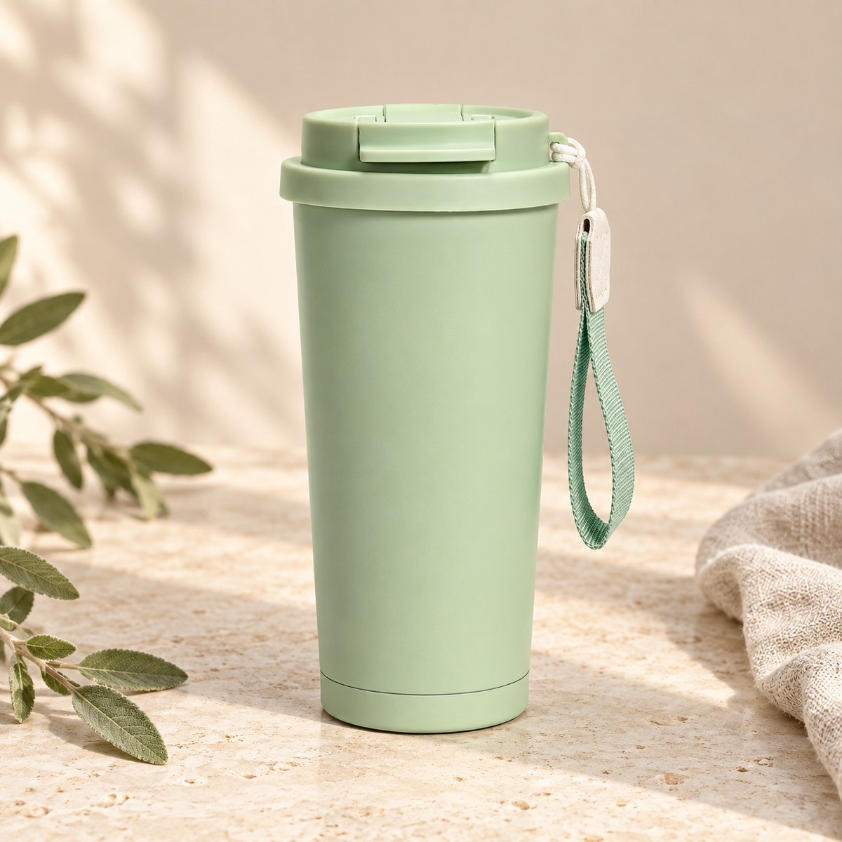 24oz Travel Mug with Strap