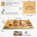 Folding bamboo cheese board dimensions and magnetic closure
