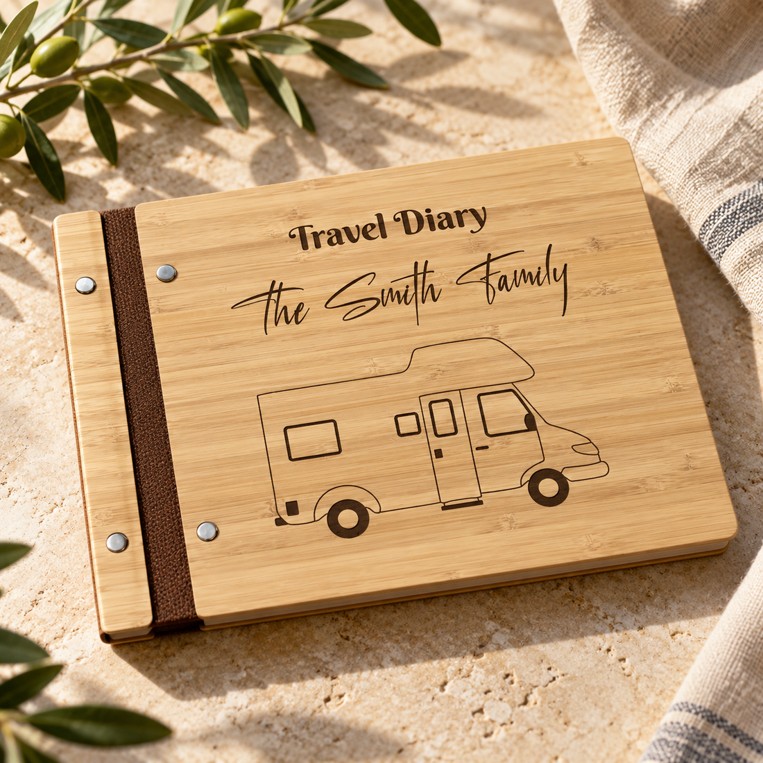 Craftpilot Hardcover Travel Diary Scrapbook