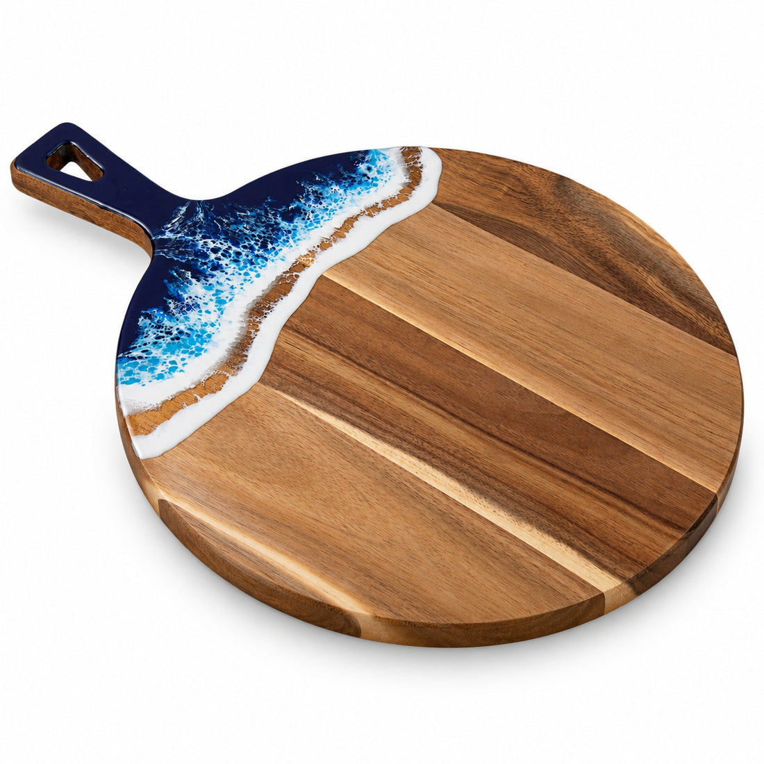 Craftpilot Cutting Board, Ocean Wave Charcuterie Board, 15.7L x 11.8W x 0.6H inch