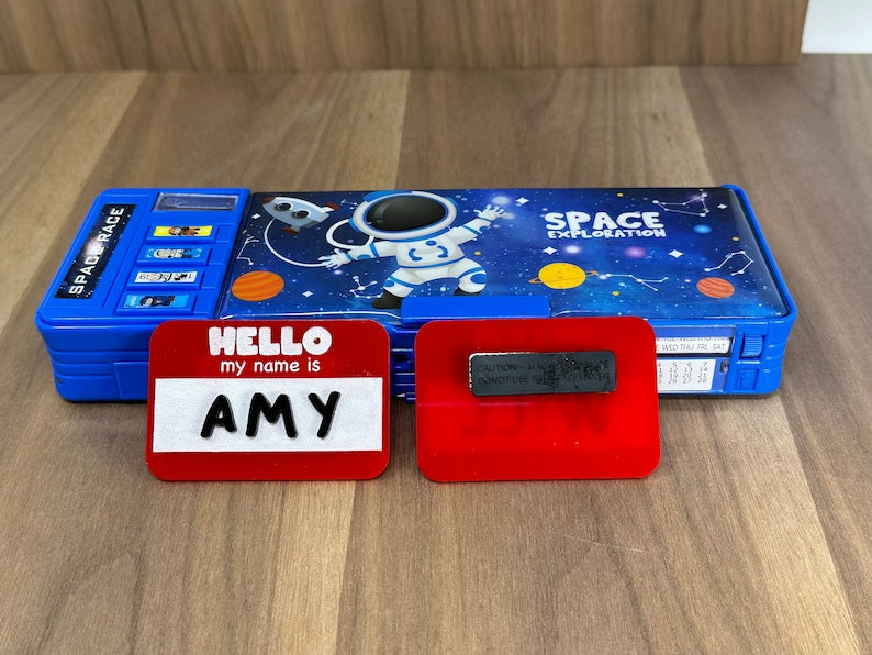 Personalized Magnetic Name Badges for Work & School