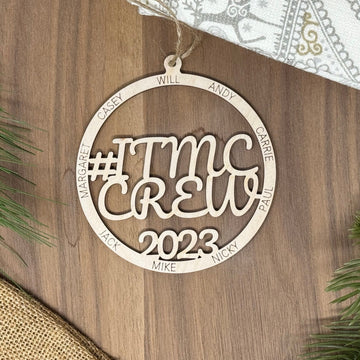 Personalized Team Family Christmas Ornament