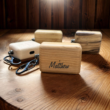 Custom Engraved Wooden Airpods Case - for Airpods 3, Airpods Pro, etc.