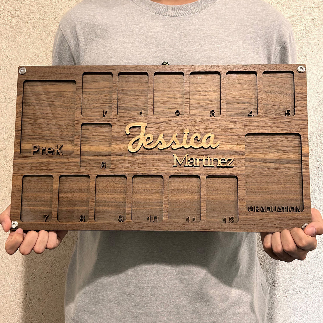 Pre K to Graduation Wooden School Picture Frame