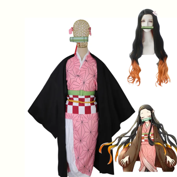Demon Slayer Nezuko Cosplay + Wig Set