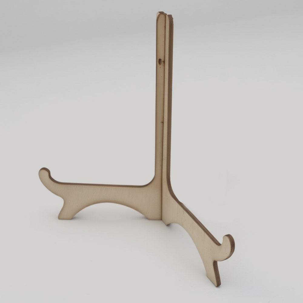 Large Wood Stand for Frame & Map