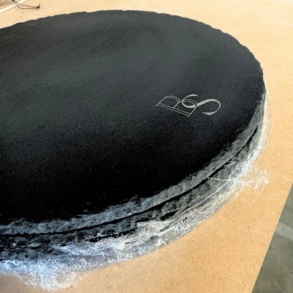 Personalized engraved slate coasters